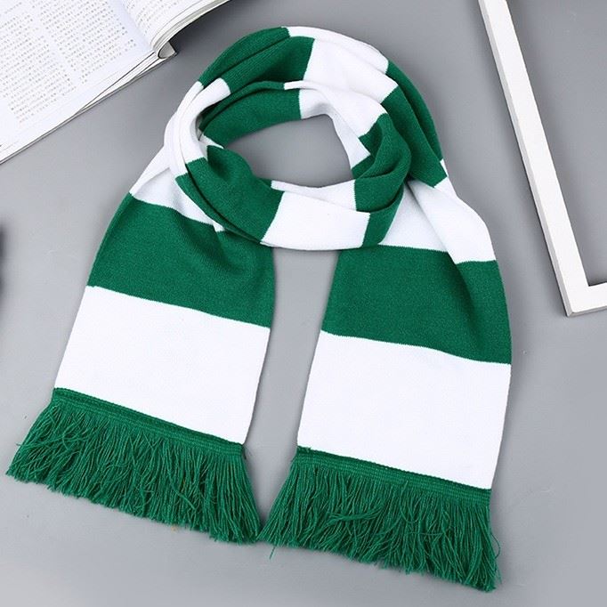 Knitted Men Football Team Fan Scarf