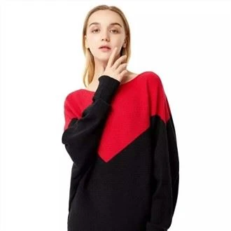 Colorblock peysa fyrir konur
